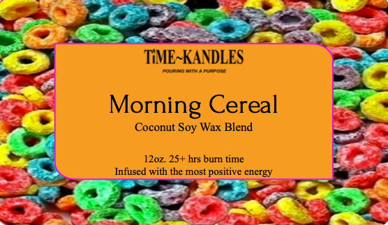 Morning Cereal 12 oz. 3 wicks