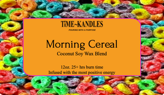 Morning Cereal 12 oz. 3 wicks