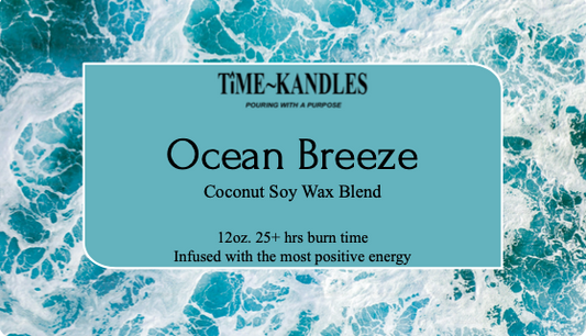 Ocean Breeze 12 oz. 3 wicks