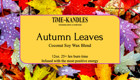 (FALL COLLECTION) Autumn Leaves 12 oz. 3 wicks