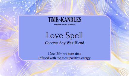 Love Spell 12 oz. 3 wicks