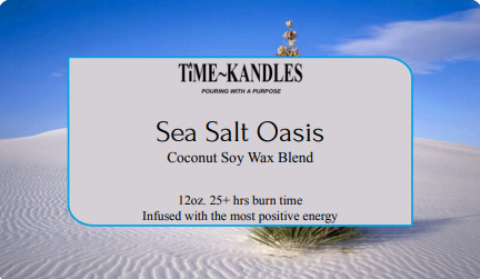 Sea Salt Oasis 12 oz. 3 wicks