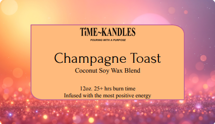 Champagne Toast 12 oz. 3 wicks